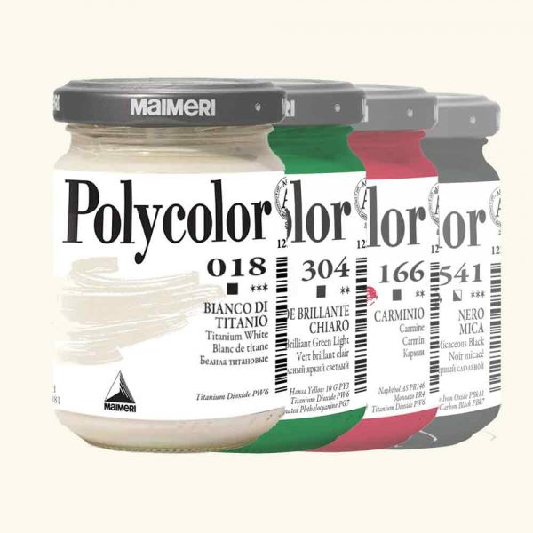 colori acrilici polycolor 140 ml maimeri