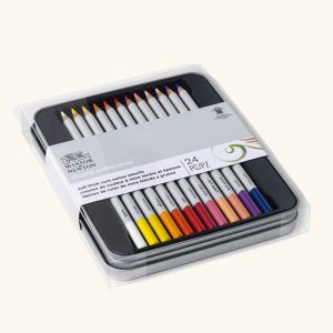 set matite colorate winsor e newton studio collection 24pz