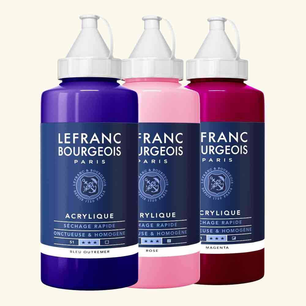 Vendita Colori acrilici Lefranc&Bourgeois 500 ml Didattica 