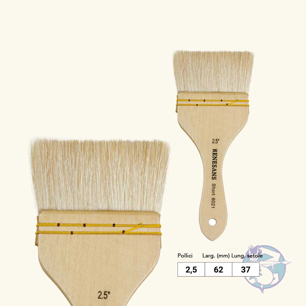 Pennello piatto Hake brush - Colorificio Zucchi - Vicenza