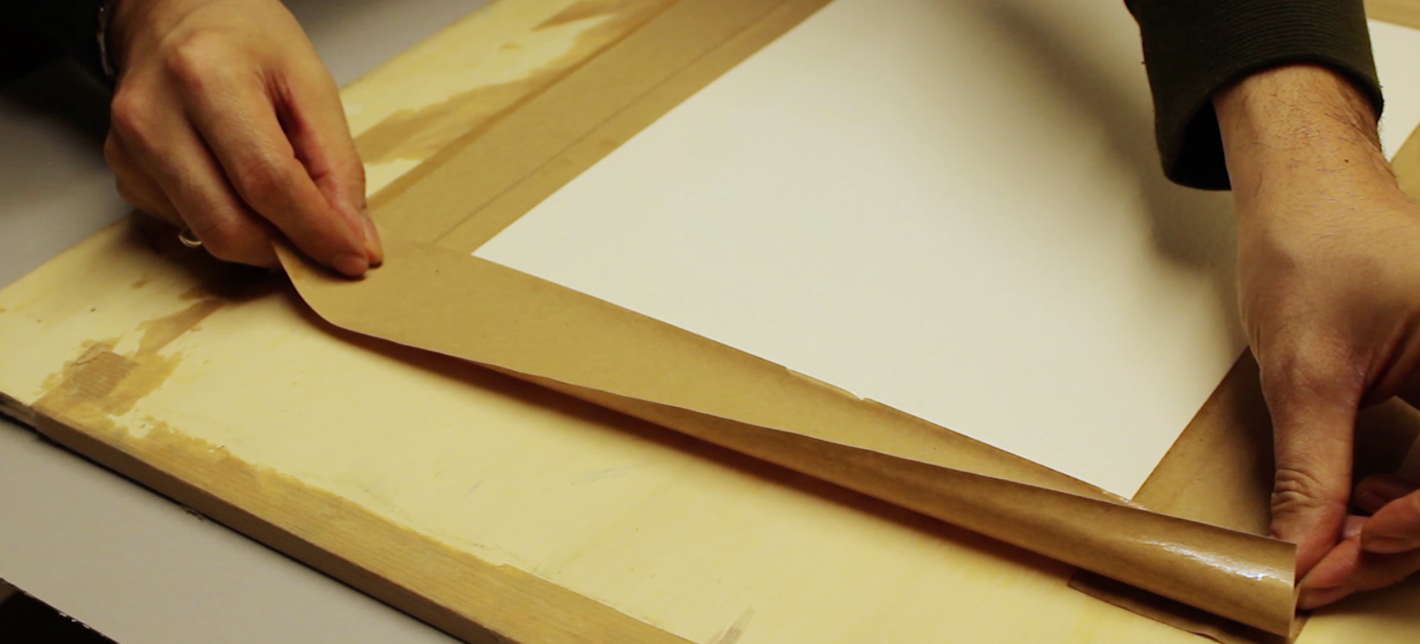 TUTORIAL - Preparare il foglio per acquerello - Colorificio Zucchi