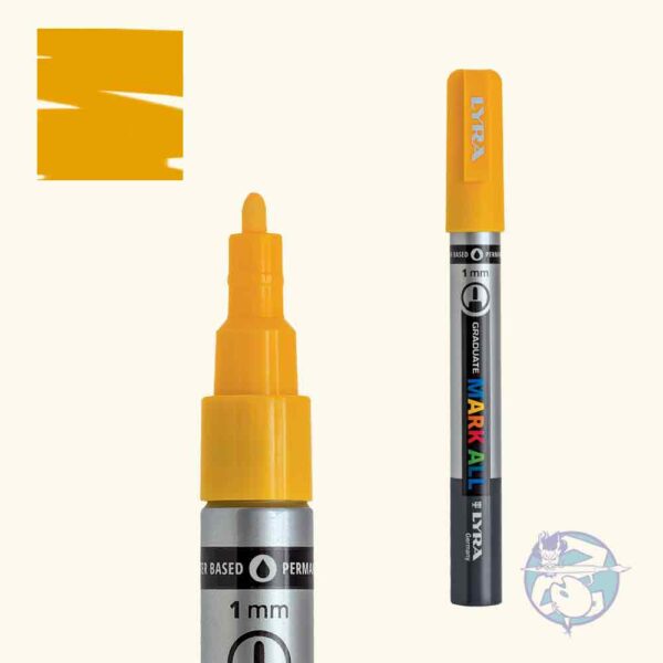 pennarello acrilico mark all marker S - giallo