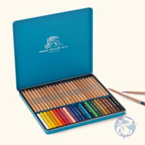 set da 24 colori di matite acquerellabili renesans